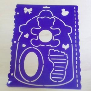 3/$15 VTG Stencil Binder Page Nursery